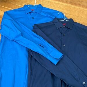 Alfani teen button down. Blue. Cotton blend. Great condition.